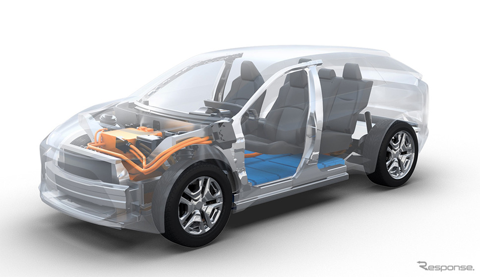 トヨタとスバルが共同開発するEV専用プラットフォーム(イメージ)《写真 トヨタ自動車、スバル》
