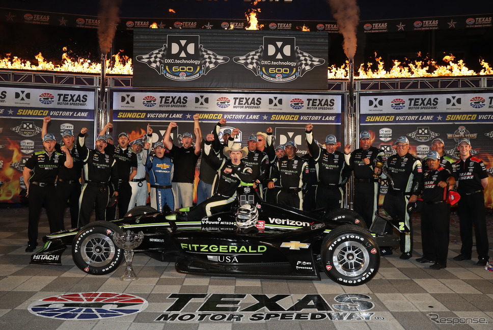 優勝した#2 ニューガーデン。《写真提供 INDYCAR》