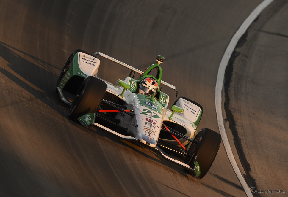 2位の#27 ロッシ。《写真提供 INDYCAR》
