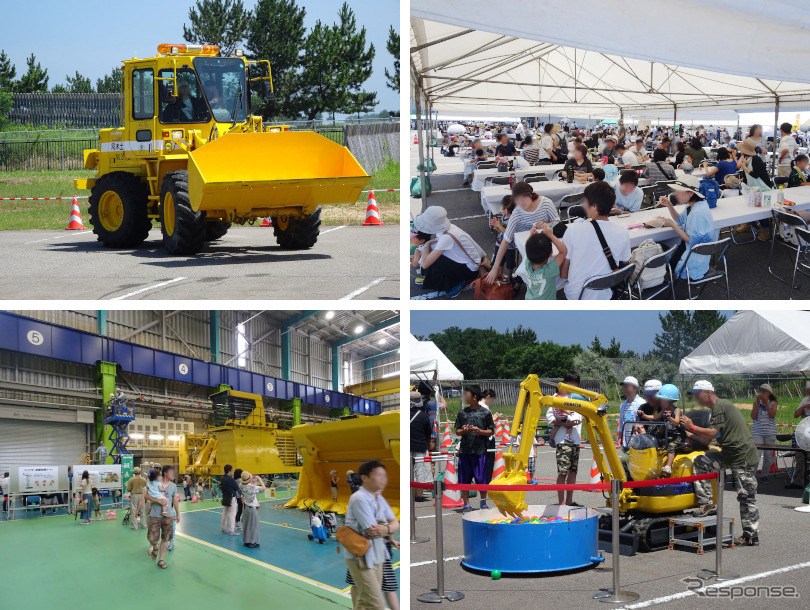 コマツ工場開放デー(2018年の様子)《写真 コマツ》