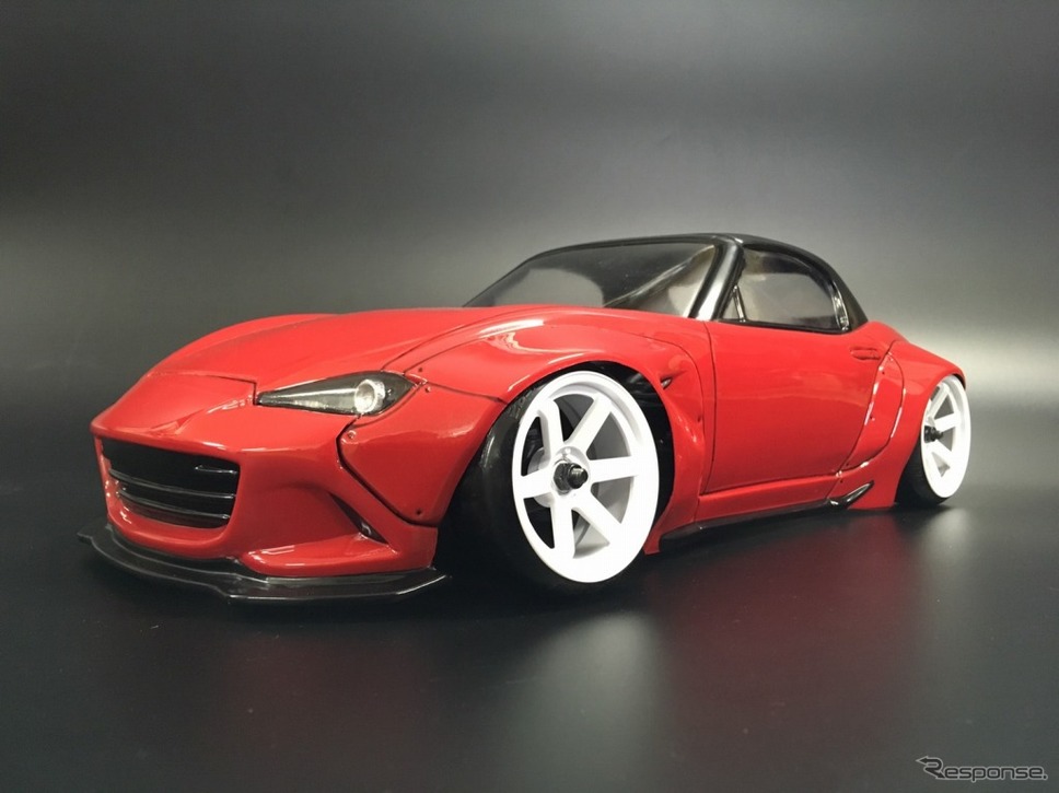 1/10スケールRCカー用ボディ「PANDEM MAZDA ROADSTER」《写真 柴田自動車》