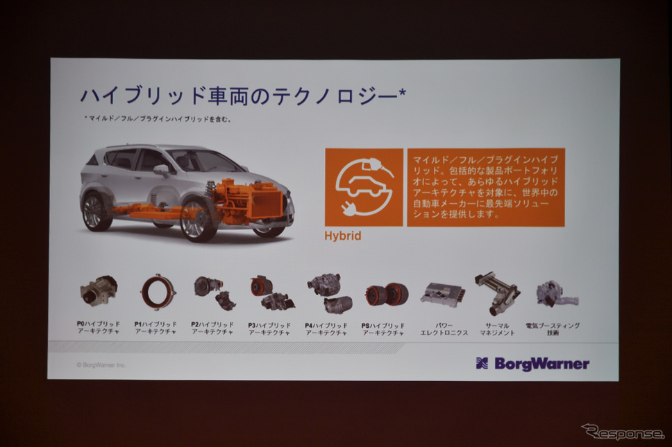 ボルグワーナー(人とくるまのテクノロジー展2019)《撮影 雪岡直樹》