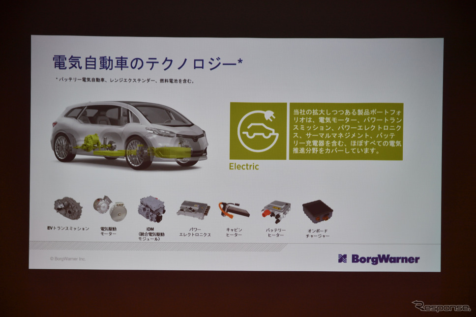 ボルグワーナー(人とくるまのテクノロジー展2019)《撮影 雪岡直樹》
