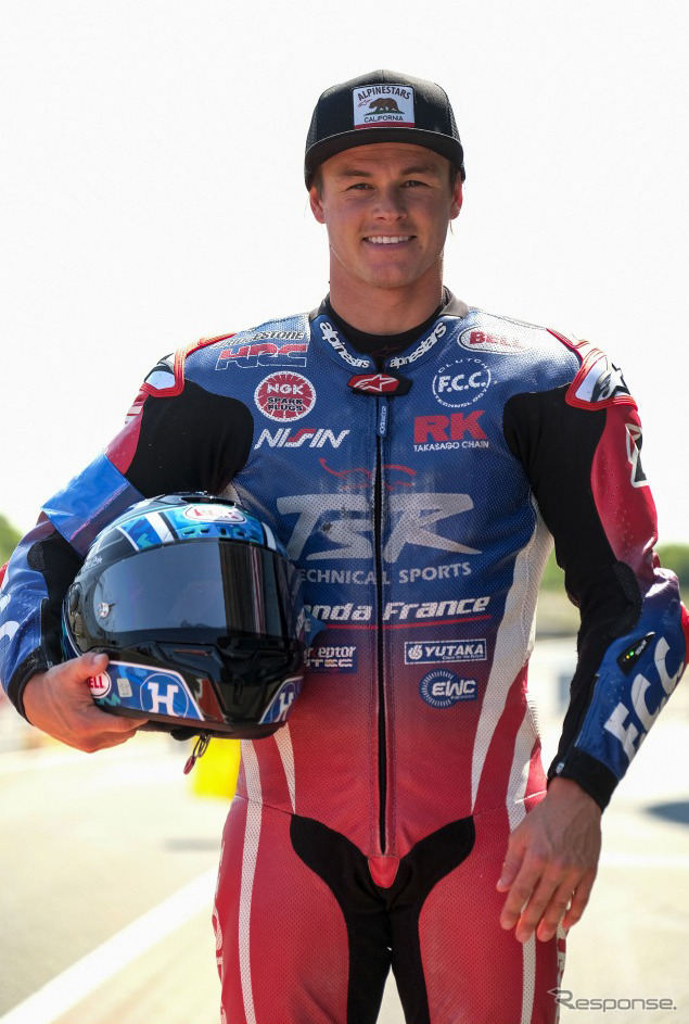 ジョシュ・フック(F.C.C. TSR Honda France)《写真 ホンダ》