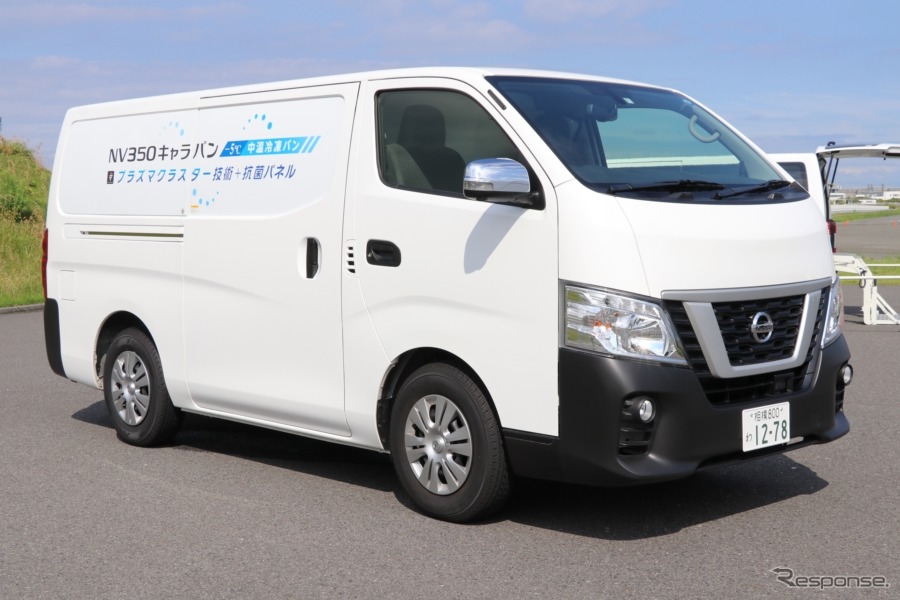 通常年度末に買い替えられるケースの多い商用車だが、このモデルだけは、5月、6月に受注のピークを迎えるという。(NV350キャラバン)《撮影 中込健太郎》