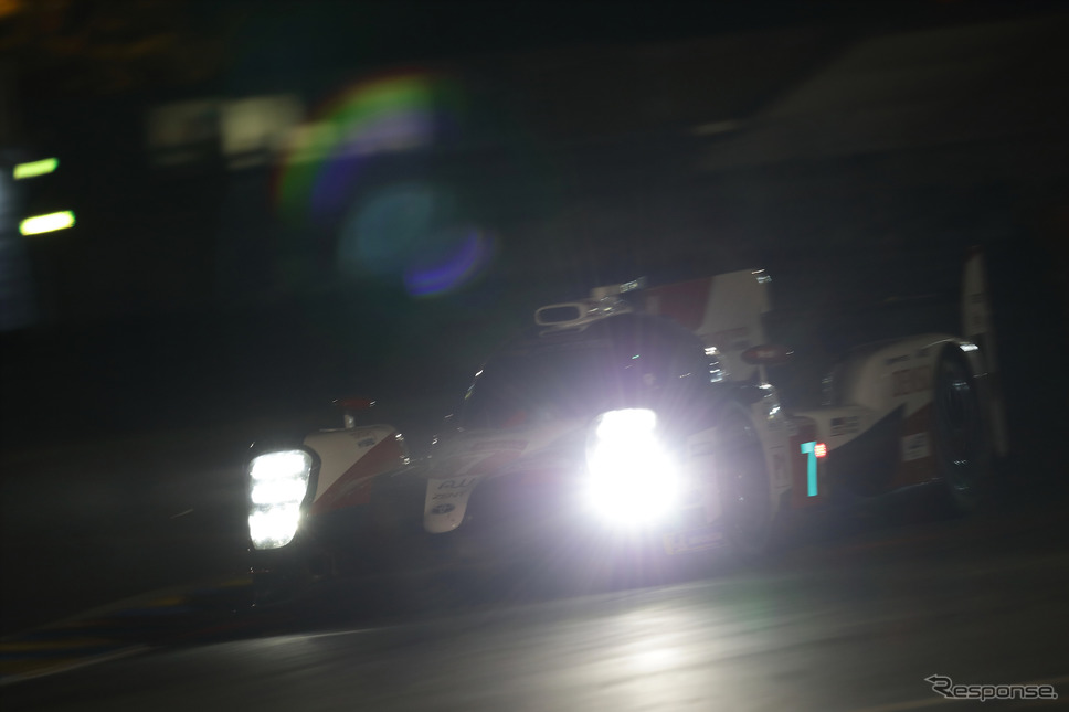 ポールポジションを獲得した#7 トヨタ。《写真提供 TOYOTA》