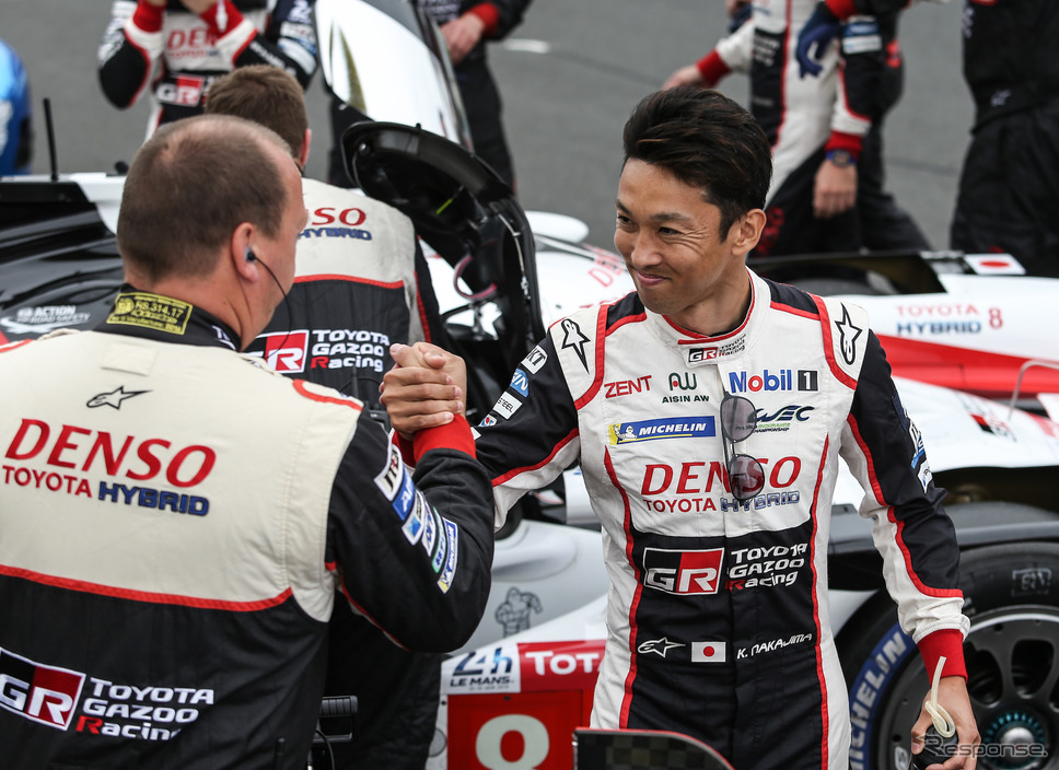 個人としても2年連続ルマン優勝を目指している中嶋一貴(#8)。《写真提供 TOYOTA》