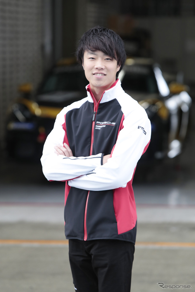 ポルシェジャパンジュニアドライバーに選ばれた石坂瑞基《写真 ポルシェジャパン》