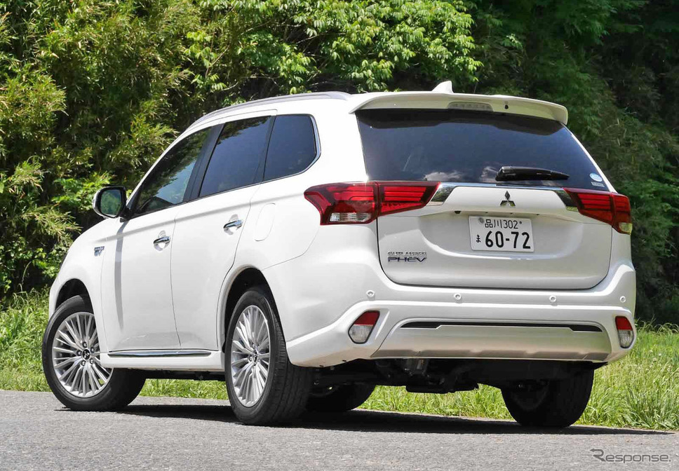 三菱 アウトランダーPHEV(Sエディション)撮影 中村孝仁