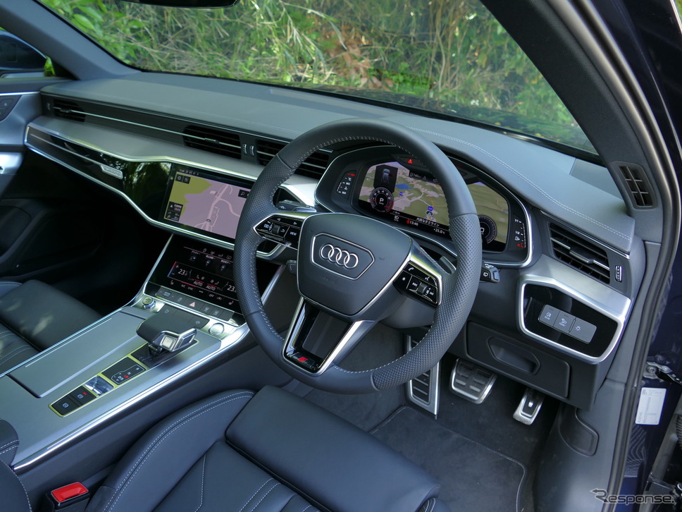 アウディ A6アバント 新型(55 TFSI quattro S line)《撮影 島崎七生人》
