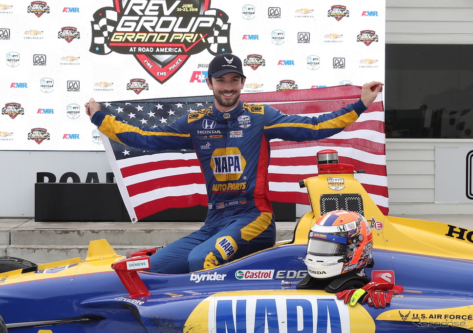 優勝した#27 ロッシ。《写真提供 INDYCAR》