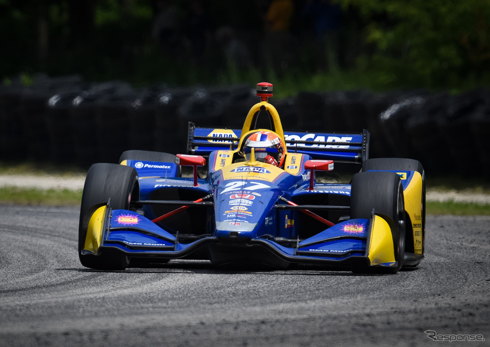 優勝した#27 ロッシ。《写真提供 INDYCAR》