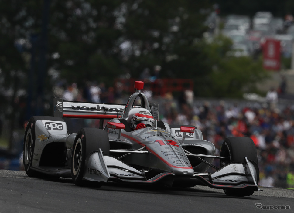 決勝2位の#12 パワー。《写真提供 INDYCAR》