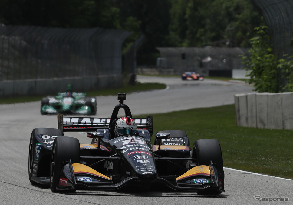 決勝4位の#15 レイホール。《写真提供 INDYCAR》