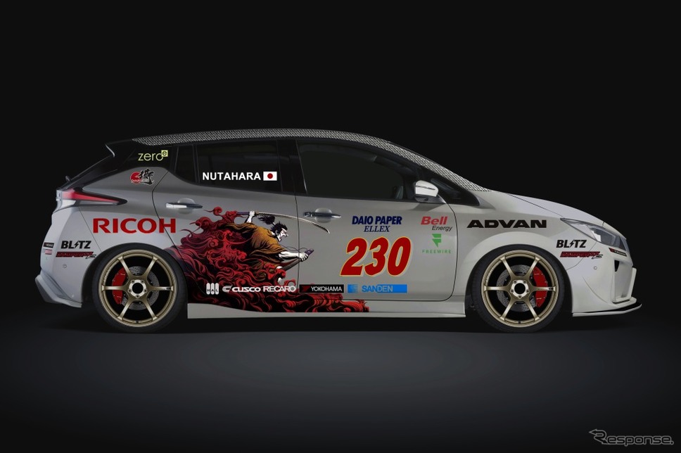 SAMURAI SPEED NISSAN LEAF e+ Pikes Peak Challenger《画像 サンデン・アドバンストテクノロジー》