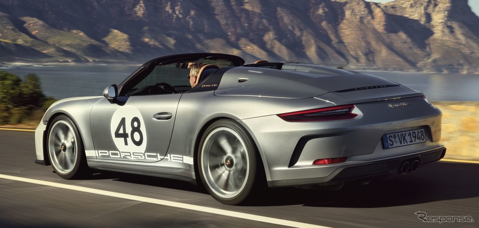 ポルシェ 911 スピードスター 新型のヘリテイジデザインパッケージ《photo by Porsche》