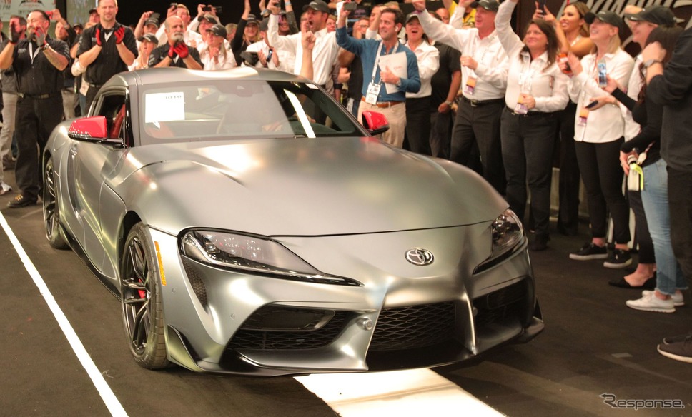 トヨタ・スープラ 新型の量産第一号車《photo by Toyota》