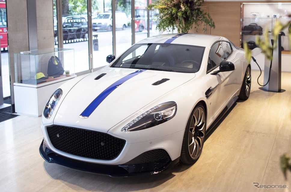 アストンマーティン初の電動車に特化したイベント「電動車の未来」に出展されたラピードE《photo by Aston Martin》