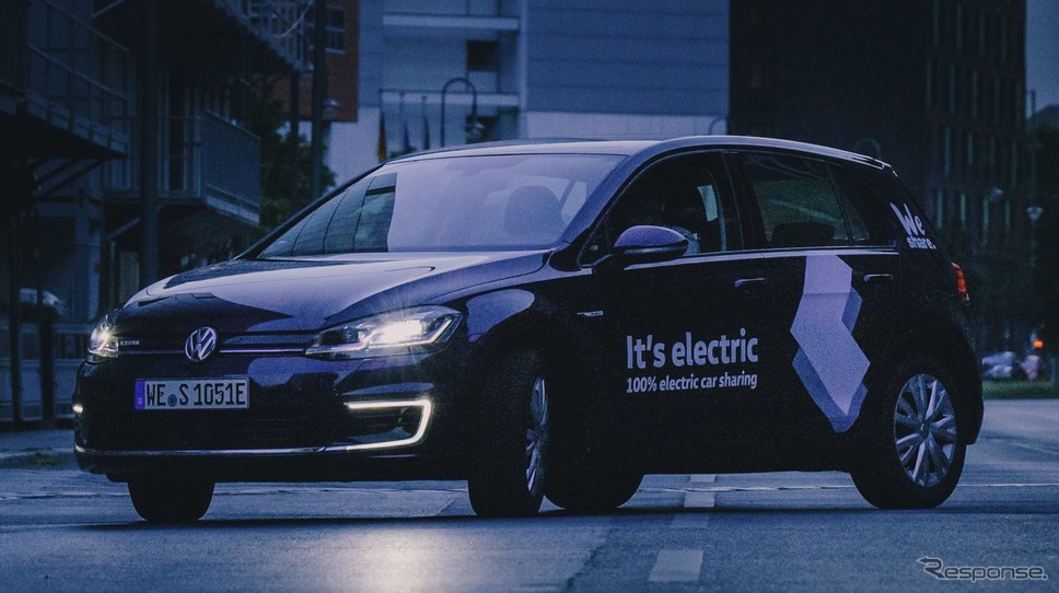 VWのEVだけのカーシェア「We Share」で利用できるゴルフe《photo by VW》