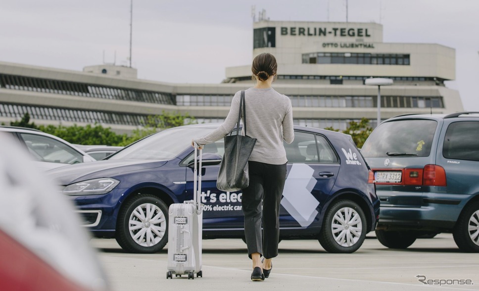 VWのEVだけのカーシェア「We Share」で利用できるゴルフe《photo by VW》