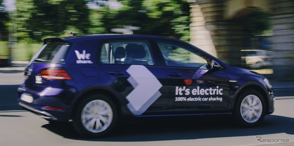 VWのEVだけのカーシェア「We Share」で利用できるゴルフe《photo by VW》