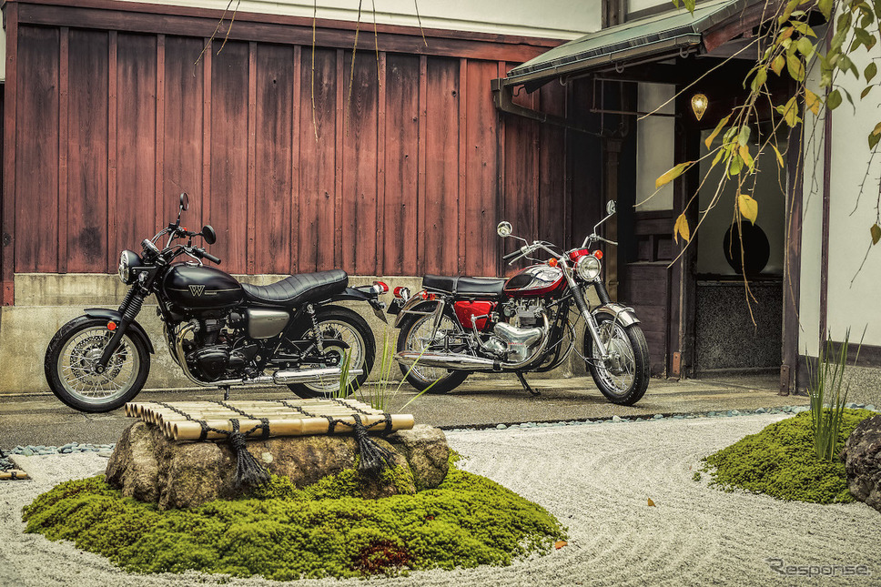 W800STREETとW1画像提供:カワサキモータースジャパン/川崎重工業
