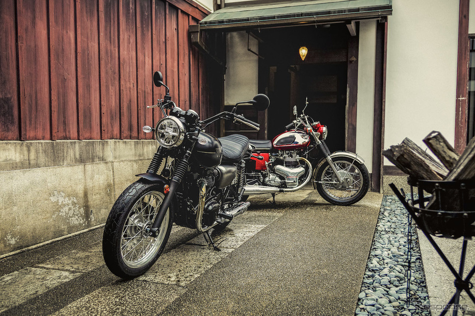 W800STREETとW1画像提供:カワサキモータースジャパン/川崎重工業