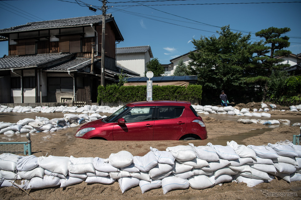 平成30年7月豪雨(7月10日、広島市) (c) Getty Images