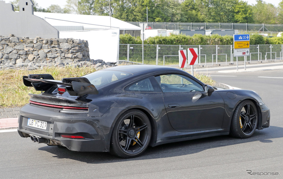 ポルシェ 911 GT3 新型 スクープ写真《APOLLO NEWS SERVICE》