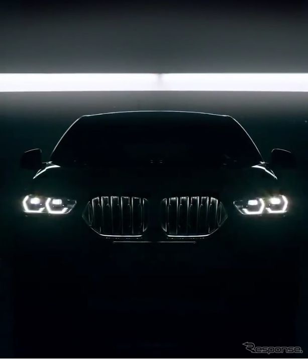 BMW X6 新型のティザーイメージ《photo by BMW》