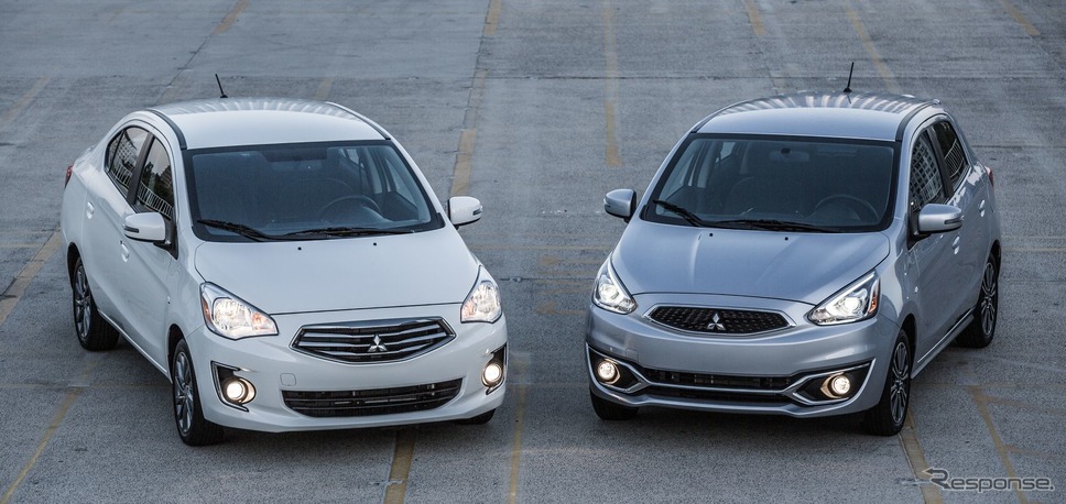 三菱 ミラージュ の2019年モデル《photo by Mitsubishi Motors》