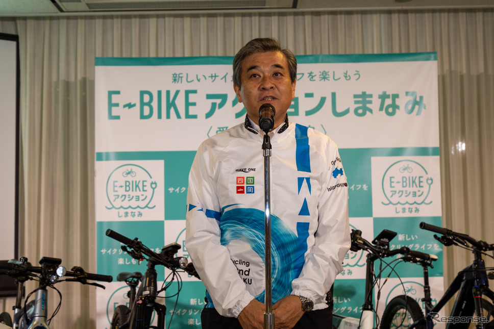 愛媛県の神野一仁副知事《撮影 二城利月》