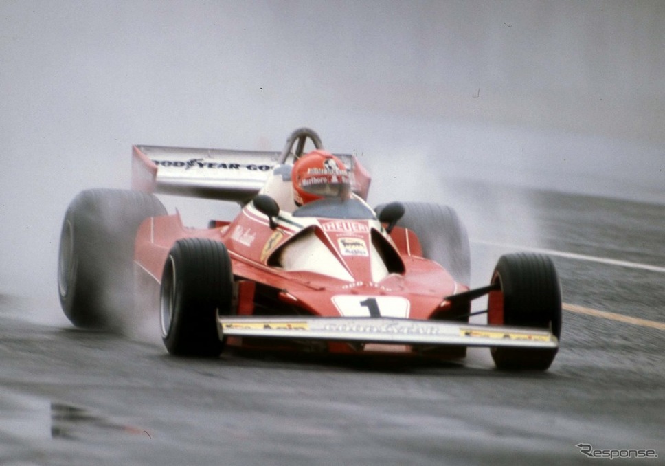 ニキ・ラウダ追悼展「Thank you NIKI」（1976年F1世界選手権イン・ジャパンでのニキ・ラウダ選手のFerrari312T2）《画像：富士スピードウェイ》