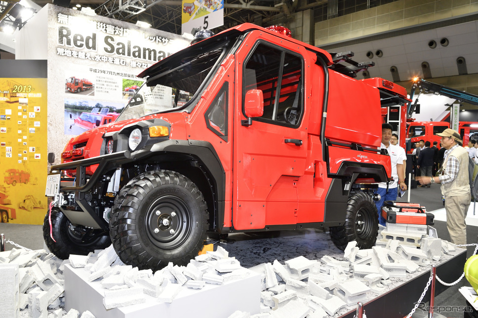 モリタRed Ladybug(東京国際消防防災展2018)《撮影 雪岡直樹》