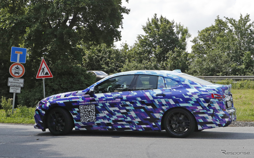 BMW 2シリーズグランクーペ プロトタイプ(スクープ写真)《APOLLO NEWS SERVICE》