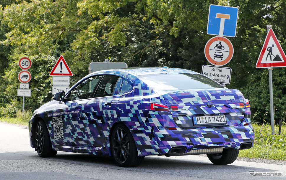 BMW 2シリーズグランクーペ プロトタイプ(スクープ写真)《APOLLO NEWS SERVICE》