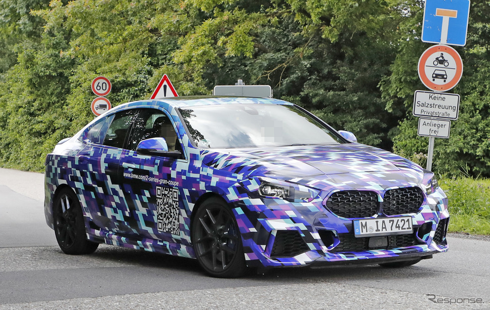 BMW 2シリーズグランクーペ プロトタイプ(スクープ写真)《APOLLO NEWS SERVICE》
