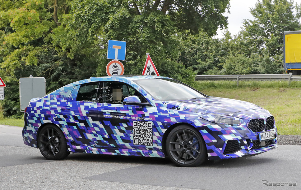BMW 2シリーズグランクーペ プロトタイプ(スクープ写真)《APOLLO NEWS SERVICE》