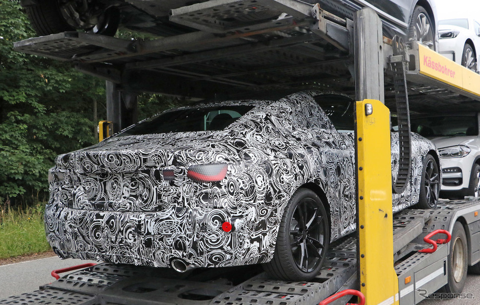 BMW 4シリーズクーペ 次期型プロトタイプ(スクープ写真)《APOLLO NEWS SERVICE》