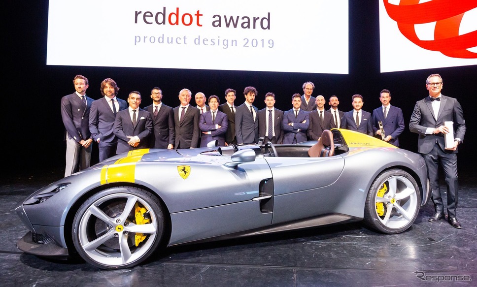 「2019年レッドドット賞」の「デザイン・チーム・オブ・ザ・イヤー」を受賞したフェラーリ《photo by Ferrari》