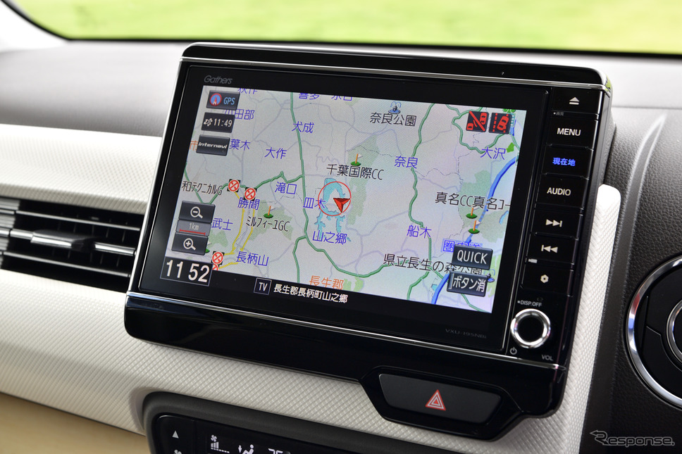 N-BOX / N-WGN 専用 8インチ プレミアム インターナビ《撮影 雪岡直樹》