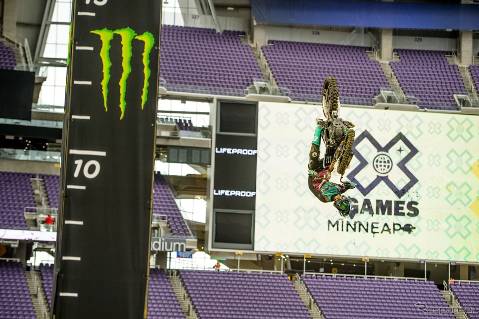 「X Games ミネアポリス2019」にFMXライダー東野貴行、渡辺元樹選手が出場《写真 モンスターエナジージャパン》