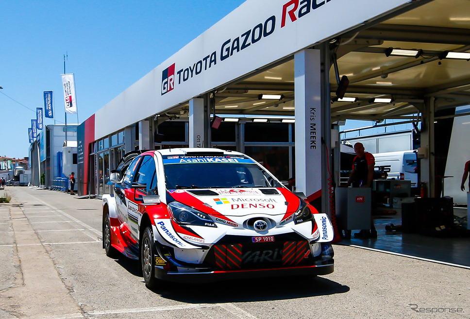 トヨタ・ヤリスWRC(今季WRCイタリア戦)《写真提供 TOYOTA》