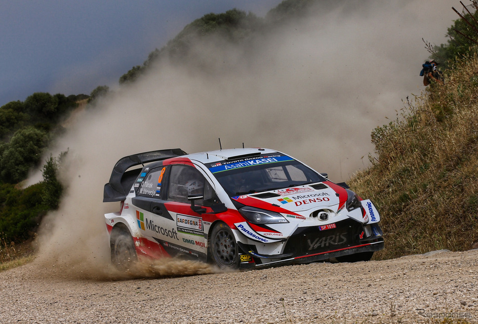 トヨタ・ヤリスWRC(今季WRCイタリア戦)《写真提供 TOYOTA》