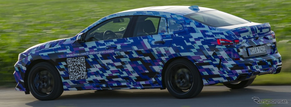 BMW 2シリーズ・グランクーペ の開発プロトタイプ《photo by BMW》