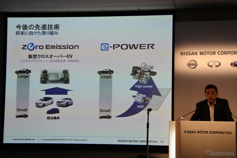 日産自動車 2019年度第1四半期決算 会見《撮影 小松哲也》