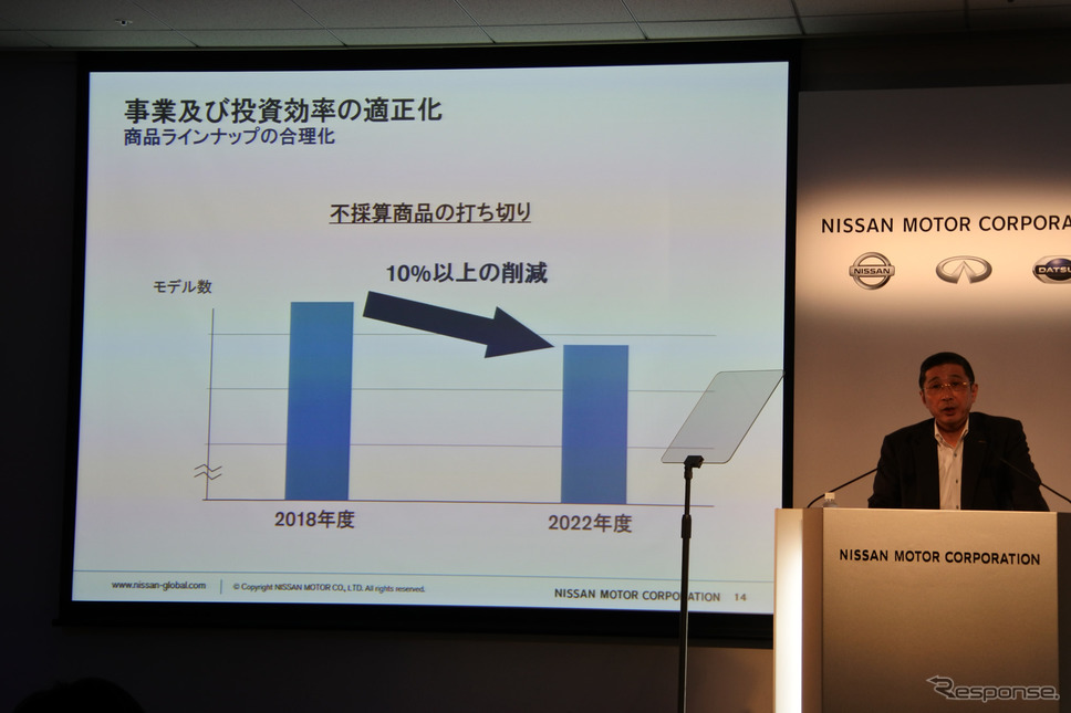 日産自動車 2019年度第1四半期決算 会見《撮影 小松哲也》