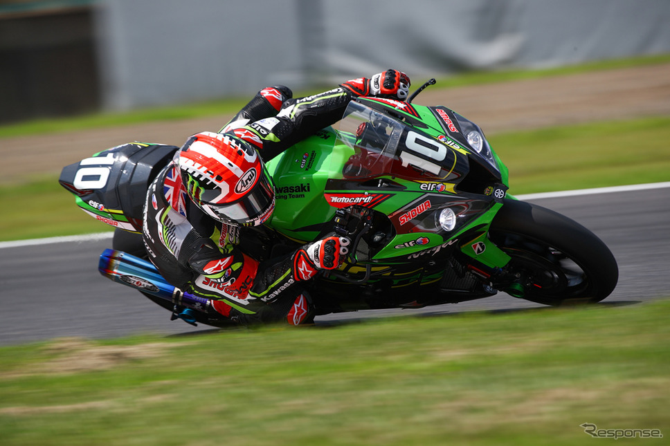 計時予選2番手のKawasaki Racing Team《撮影 益田和久》