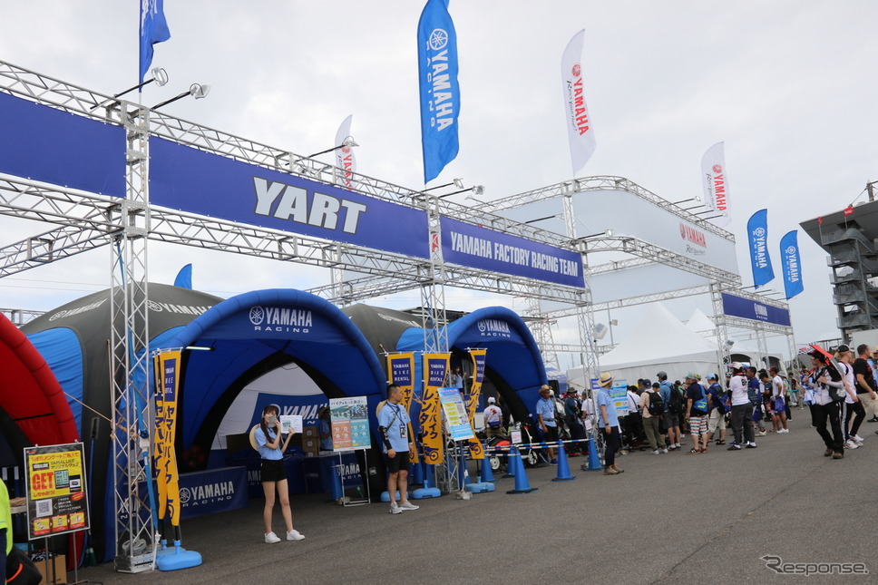 鈴鹿8耐ヤマハ発動機ブース《撮影 先川知香》