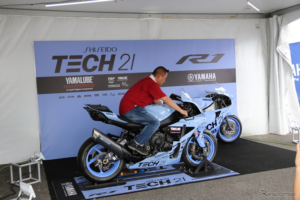 鈴鹿8耐ヤマハ発動機ブース《撮影 先川知香》